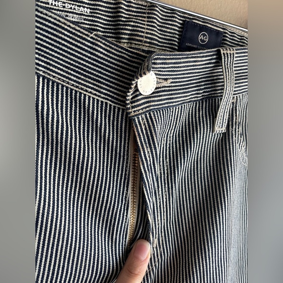 New AG Adriano Goldschmied Men Stripped The Dylan Slim Skinny Jean Pants Size 32 - Picture 2 of 9